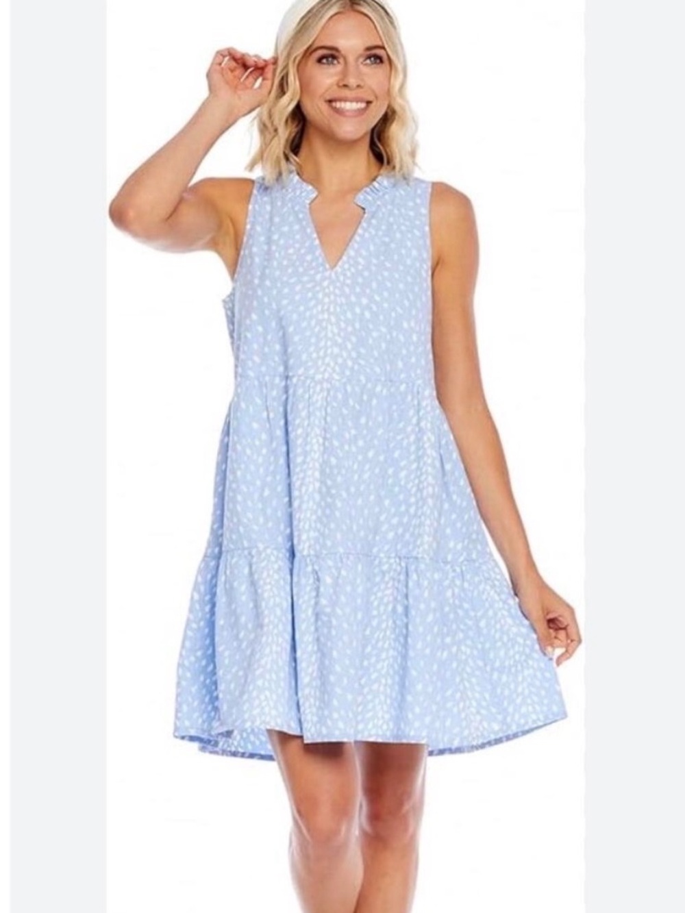 Mudpie Sleeveless Blue Dress